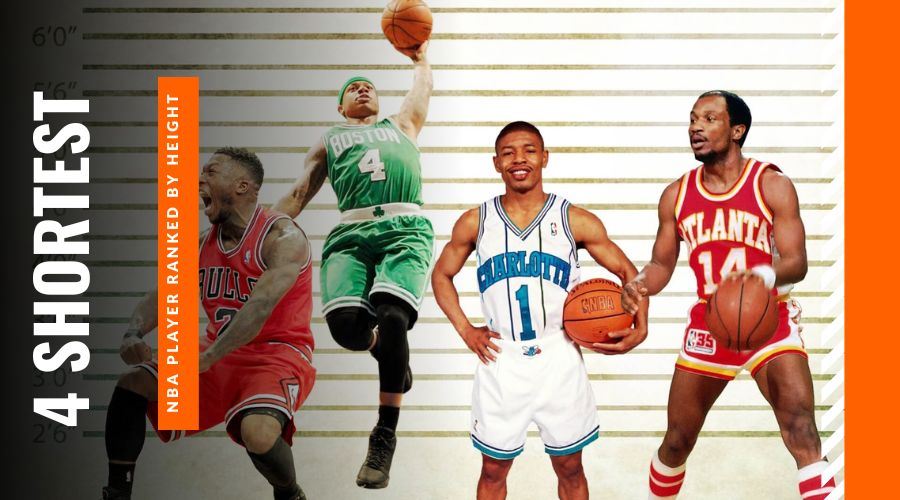 Top 4 Shortest NBA Player Ranked by Height